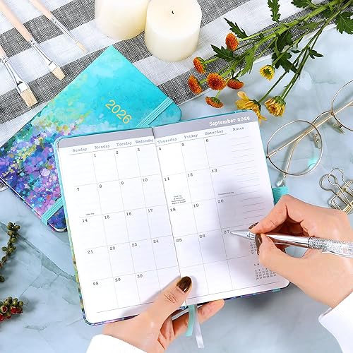 Miniatura 9 de Calendario de bolsillo 2025, planificador de bolsillo 2025, enero de 2025 a diciembre de 2025, planificador de bolsillo semanal y mensual, 3.93 x