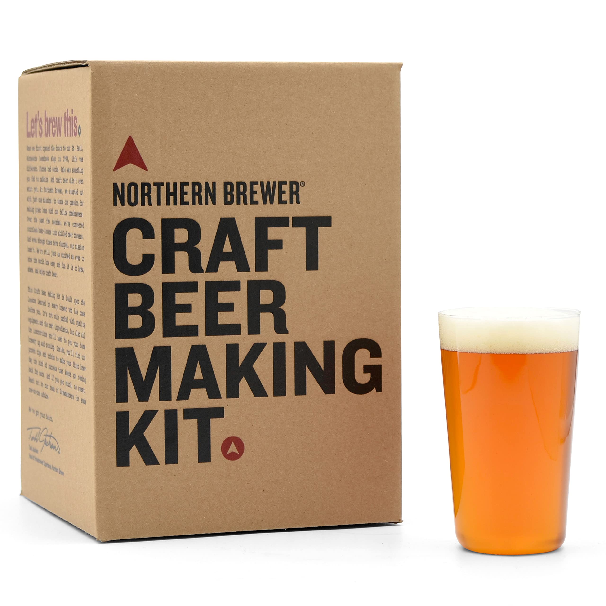 Northern Brewer - Siphonless 1 Gallon Craft Beer Making Starter Kit, Equipment and Beer Recipe Kit (Pale Ale)