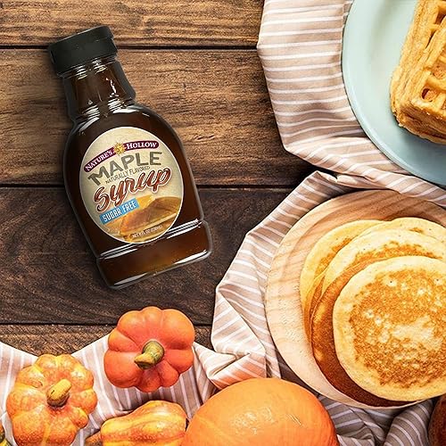 Miniatura 3 de Nature's Hollow Jarabe sin azúcar: jarabe de panqueques sin gluten y cetogénico, 25 cals por porción, desayuno saludable para diabéticos y amantes