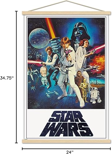 Miniatura 7 de Trends International Star Wars A New Hope - Póster de pared de una hoja (sin bloque de facturación), 22.37 x 34.00 pulgadas, paquete de impresión y