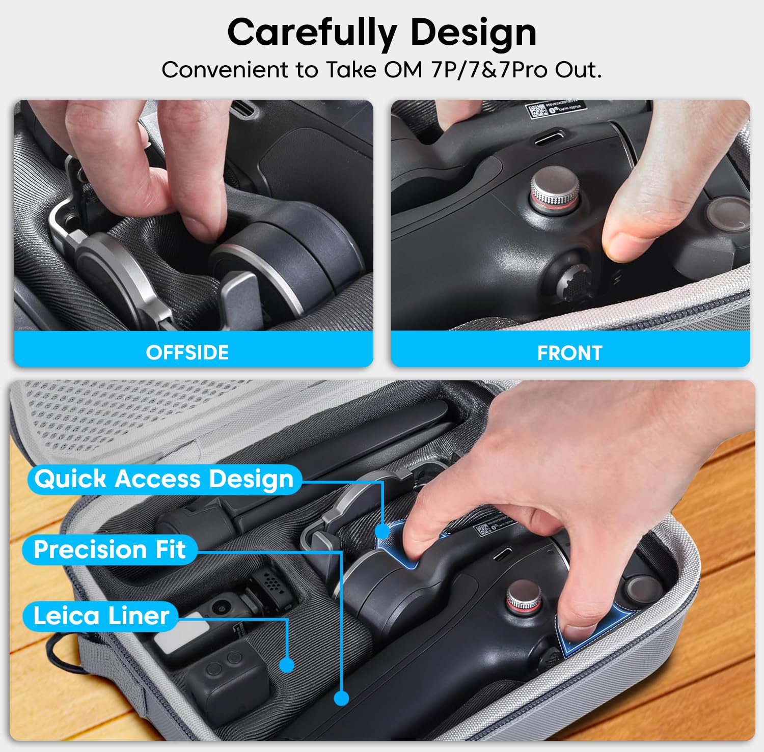 Buy Sounce Osmo Mobile 7P Case Portable PU Shoulder Bag for DJI