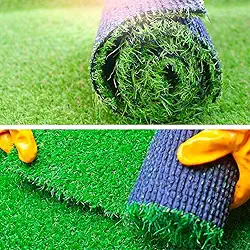 Grama Sintética Decorativa SoftGrass 20mm Semelhante Natural 2,00m X 4,00m (8m²) Jardim Brilhante