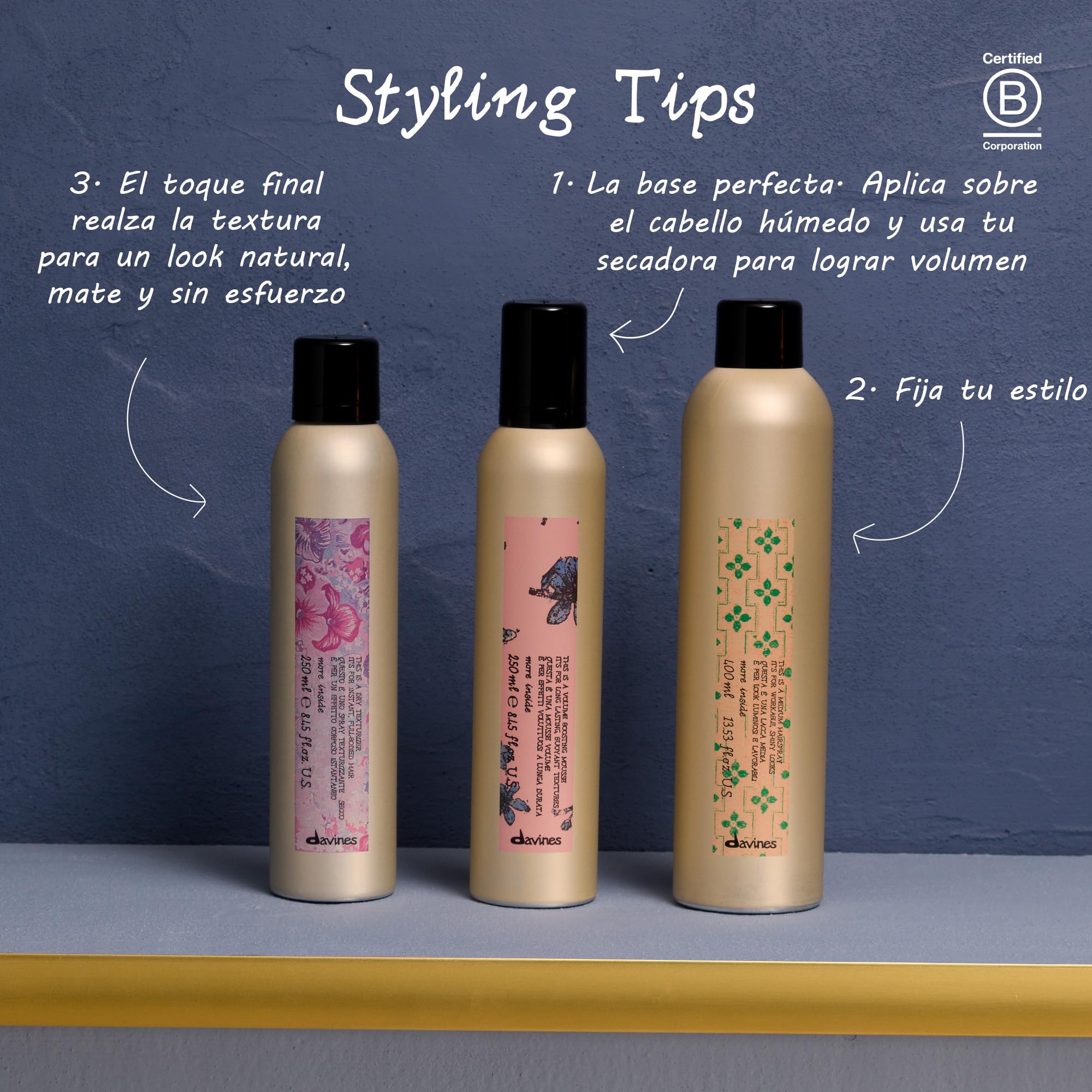 Davines, Spray de Texturización en Seco, 250 ml