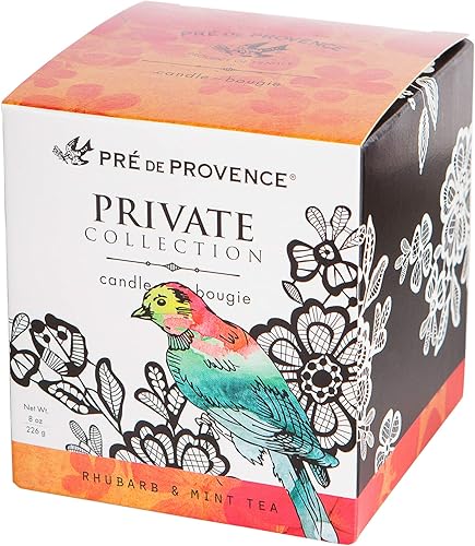 Miniatura 5 de Pre de Provence Colección privada Vela fragante - Té de ruibarbo y menta, 0.5 libras