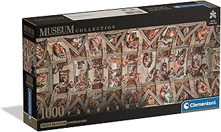 Comprar Clementoni - Puzzle Adulto 1000 Piezas Panorama Museum Vaticani Sistina Compact Box, 37084