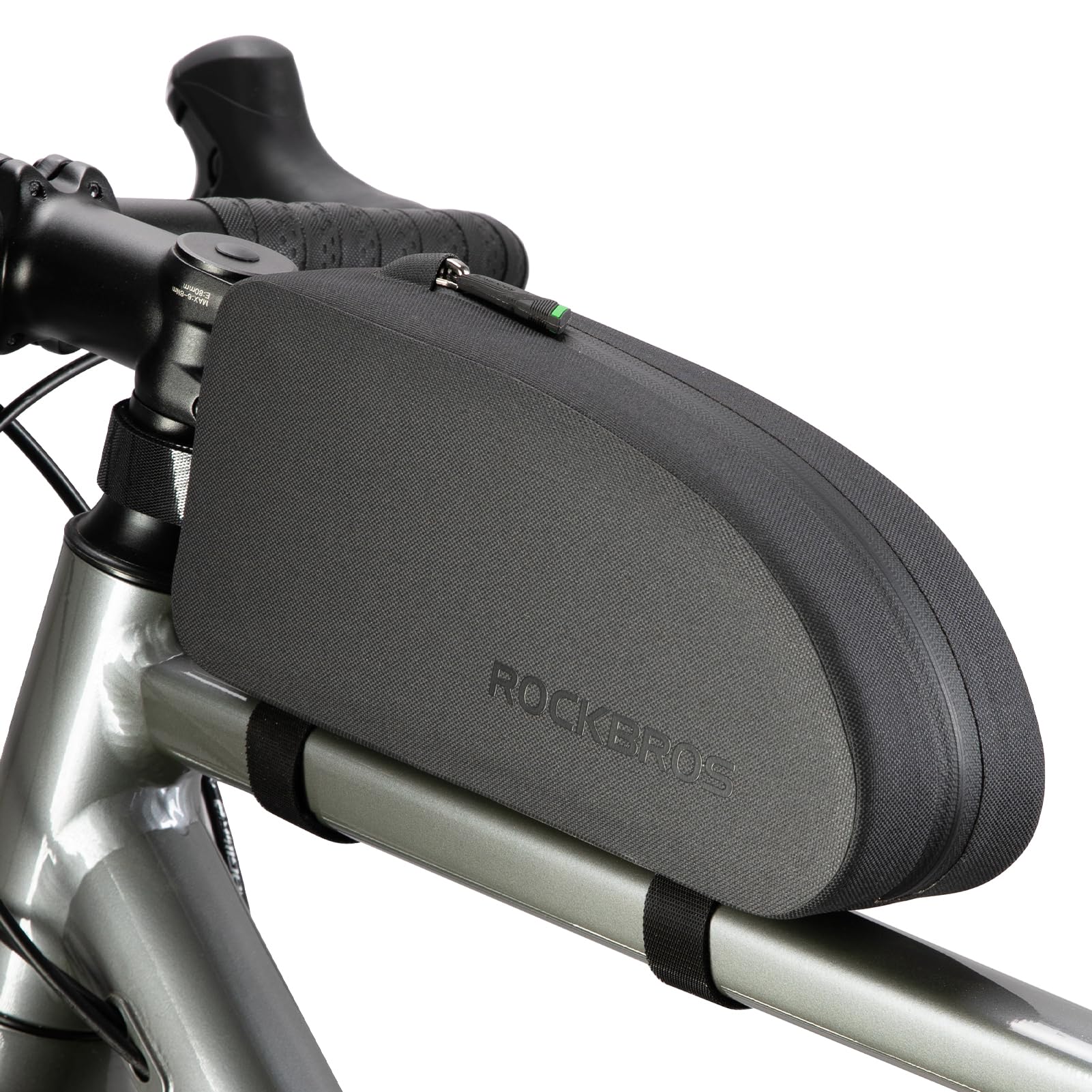 ROCKBROS Bike Top Tube Bag Bicycle Front Frame Bag Waterproof Bike Pouch Pack Bike Phone Bag Cycling Accessories Pouch for Mountain Road Bike Large
