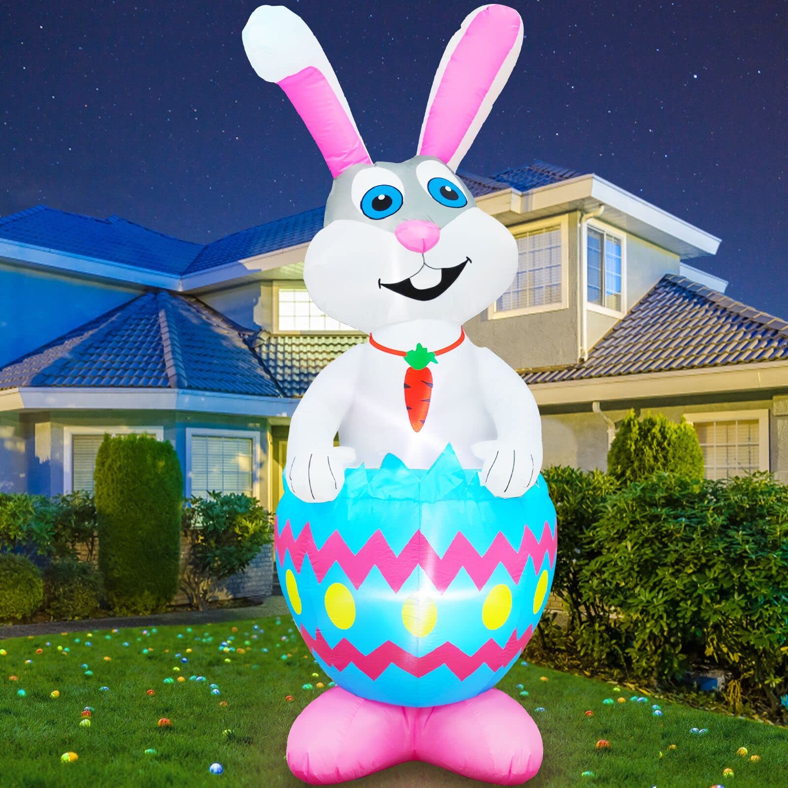 5 ☆ very popular 6ft Inflatable Easter Bunny