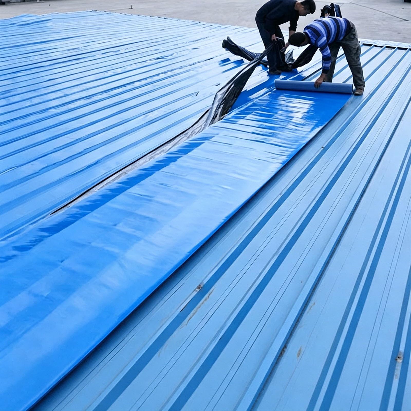 Cinta asfáltica impermeabilizante, fieltro autoadhesivo para techos de cobertizos, membrana de sellado resistente a la intemperie de 2 mm de espesor(L-5m,W-30cm)