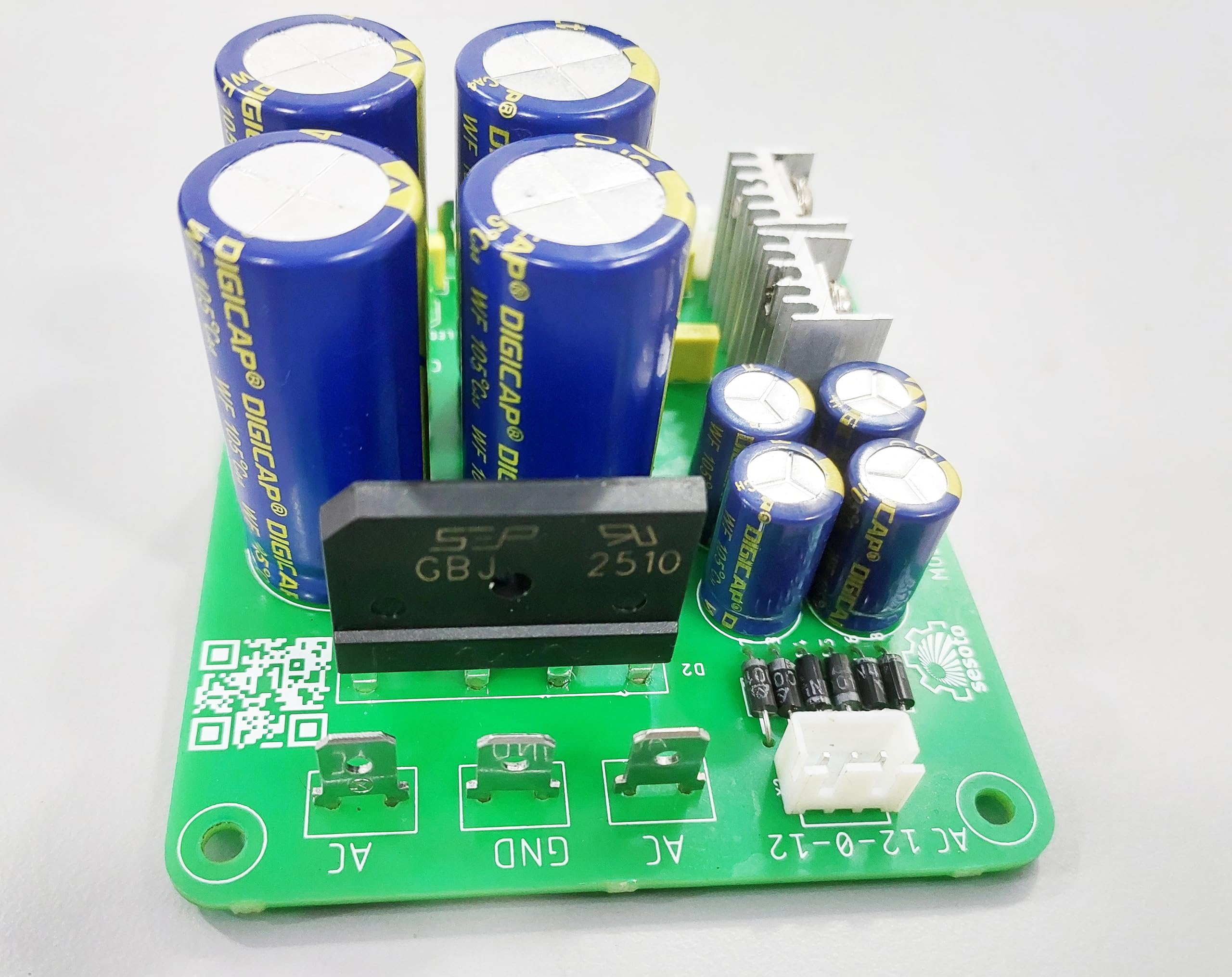 sesoto 25 Ampere 4 x 4700/50V Dual Supply Rectifier Board with 5V, 12V, 12-0-12V. (For Power Amplifiers 5200 & 1943, IRFP 240 &9240, STK etc..) AC Input Up to 33-0-33 Volt AC-picture-21