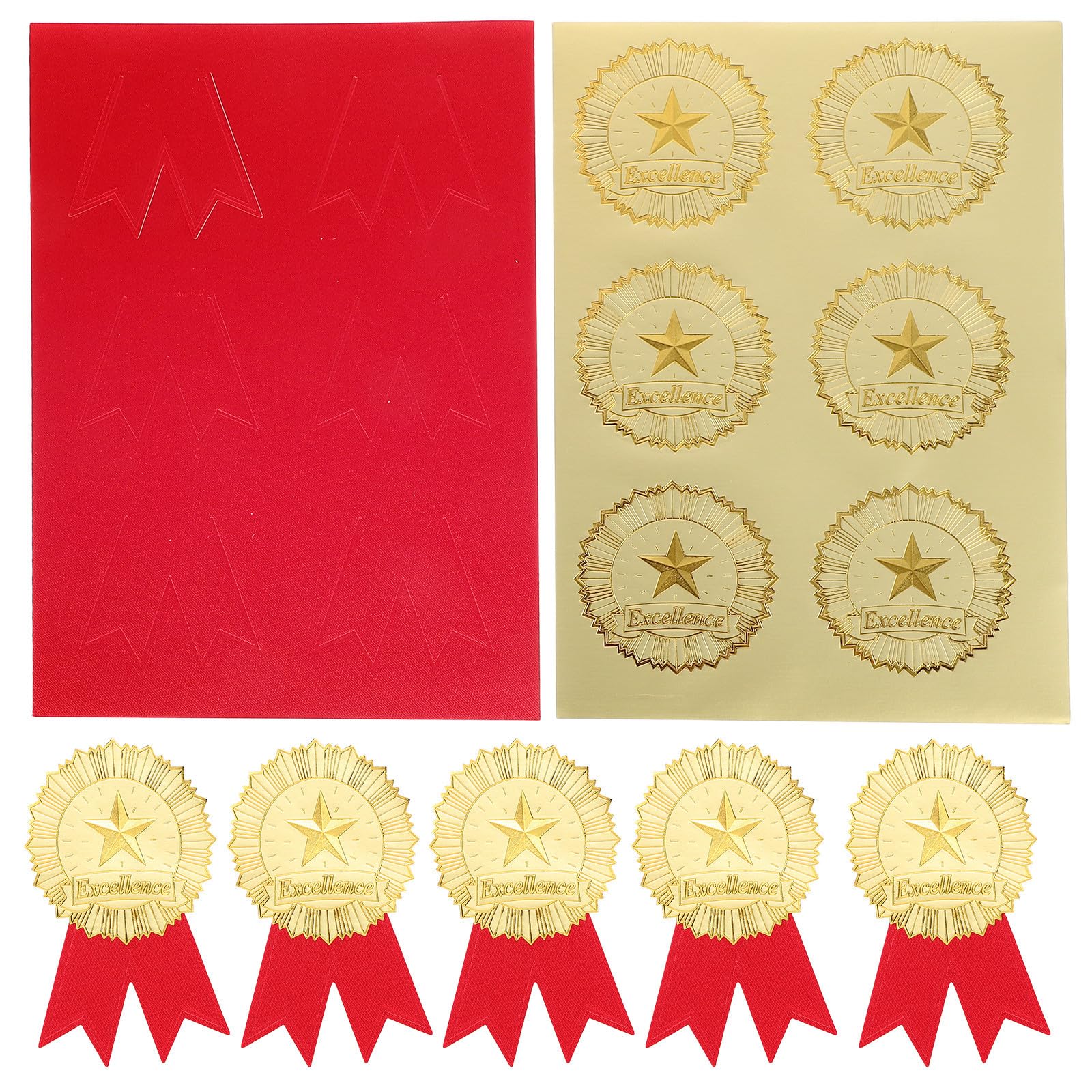 Pegatinas decorativas para celebraciones y diseño de diplomas sofisticados 8