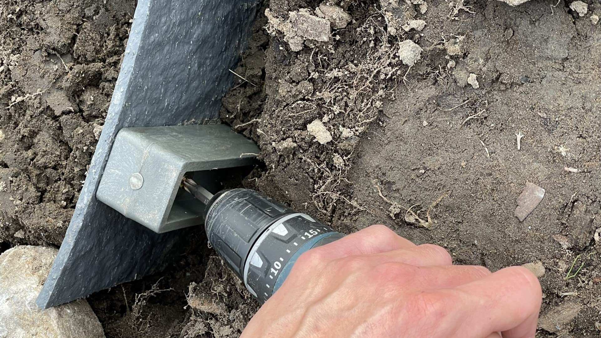 Premium Flexboard 14cm Rasenkante grau 25 m Beetumrandung Beeteinfassung | Mähkante, schiefergrau zur Beeteinfassung, dekorative Rasenkante, Garten- und Teichgestaltung, recycelten Kunststoff