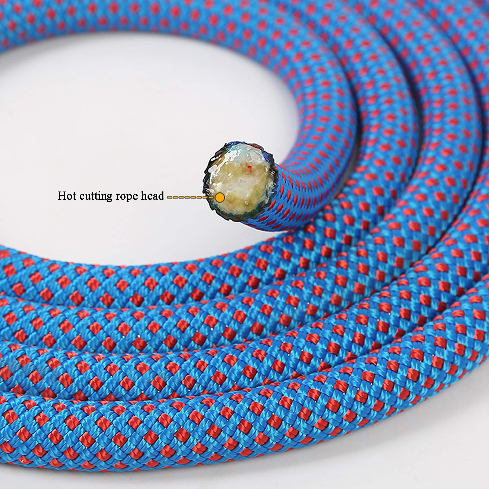 Eslinga De Cuerda para Trabajos Aéreos Al Aire Libre De 12 Mm, Resistente Al Desgaste, con Una Fuerza De Tracción De 3200 Kg (20 M)