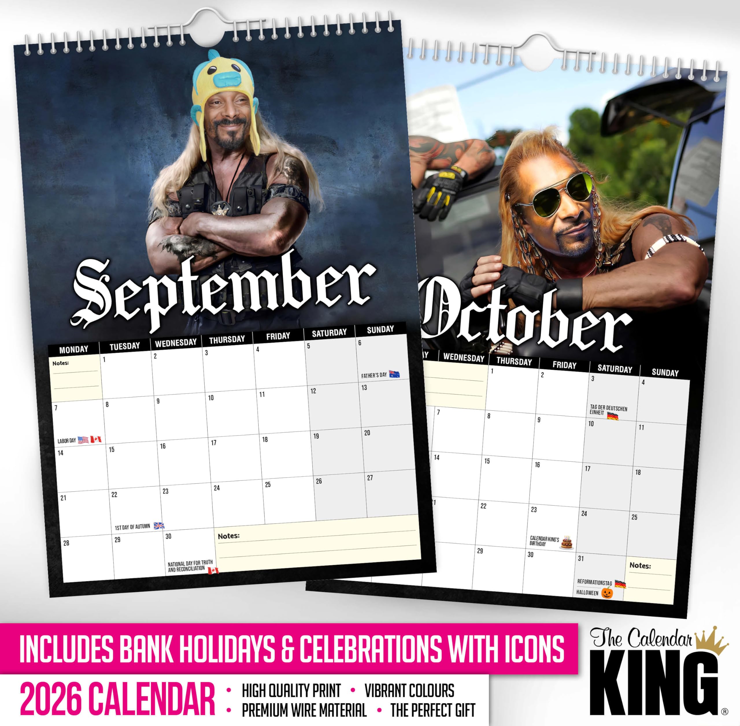 2026 Wall Calendar - Snoop Dog The Bounty Hunter | UK