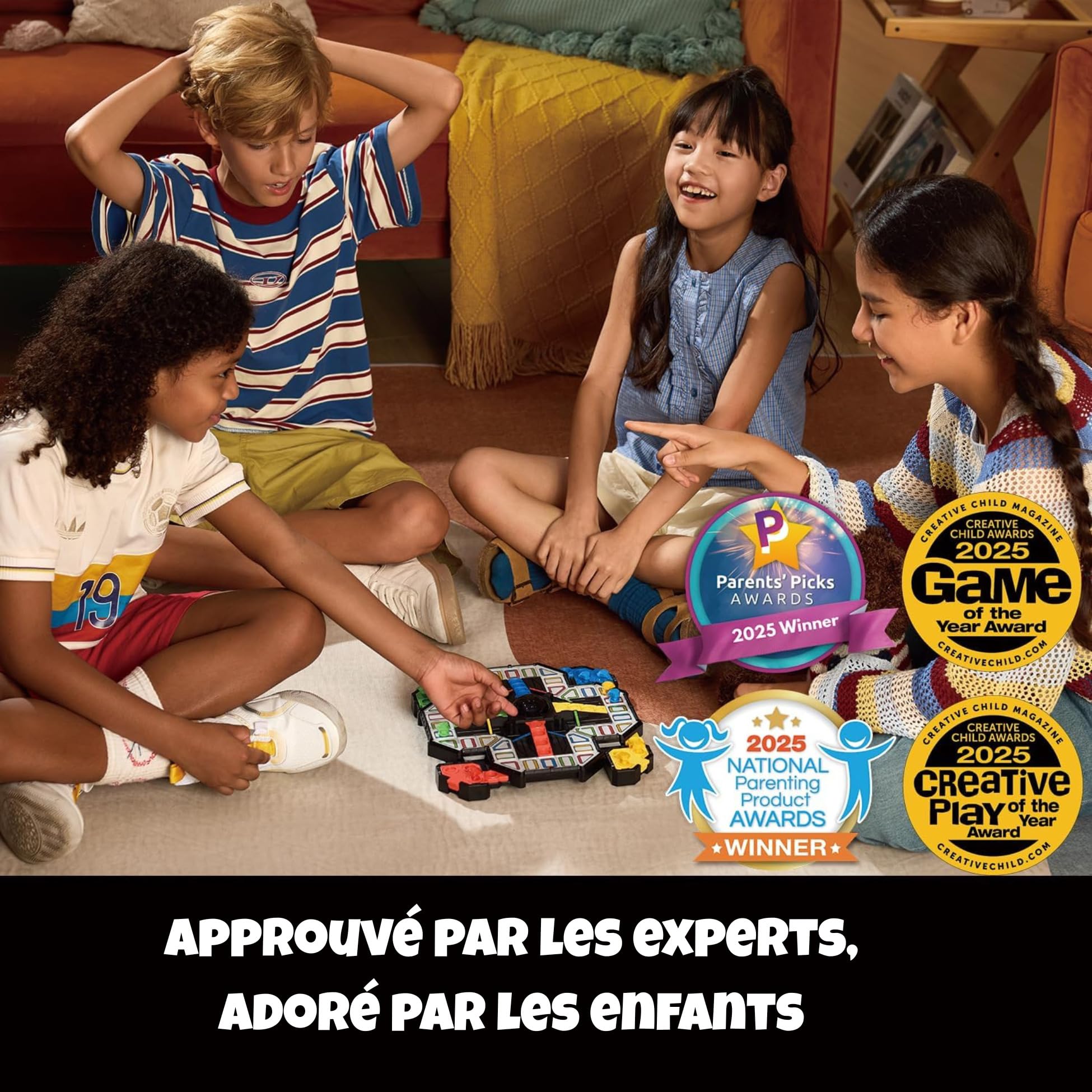 GiiKER Super Ludo - Jeu Électronique Intelligent - Homme Pire Pas - Dés Interactif - Smart avec Effets Lumineux - Famille & Enfants - Cadeau Anniversaire