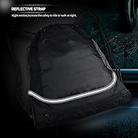 Vista 2 de Mochila para casco de motocicleta con red de carga grande, bolsa compacta de almacenamiento ligero Bolsa de cola
