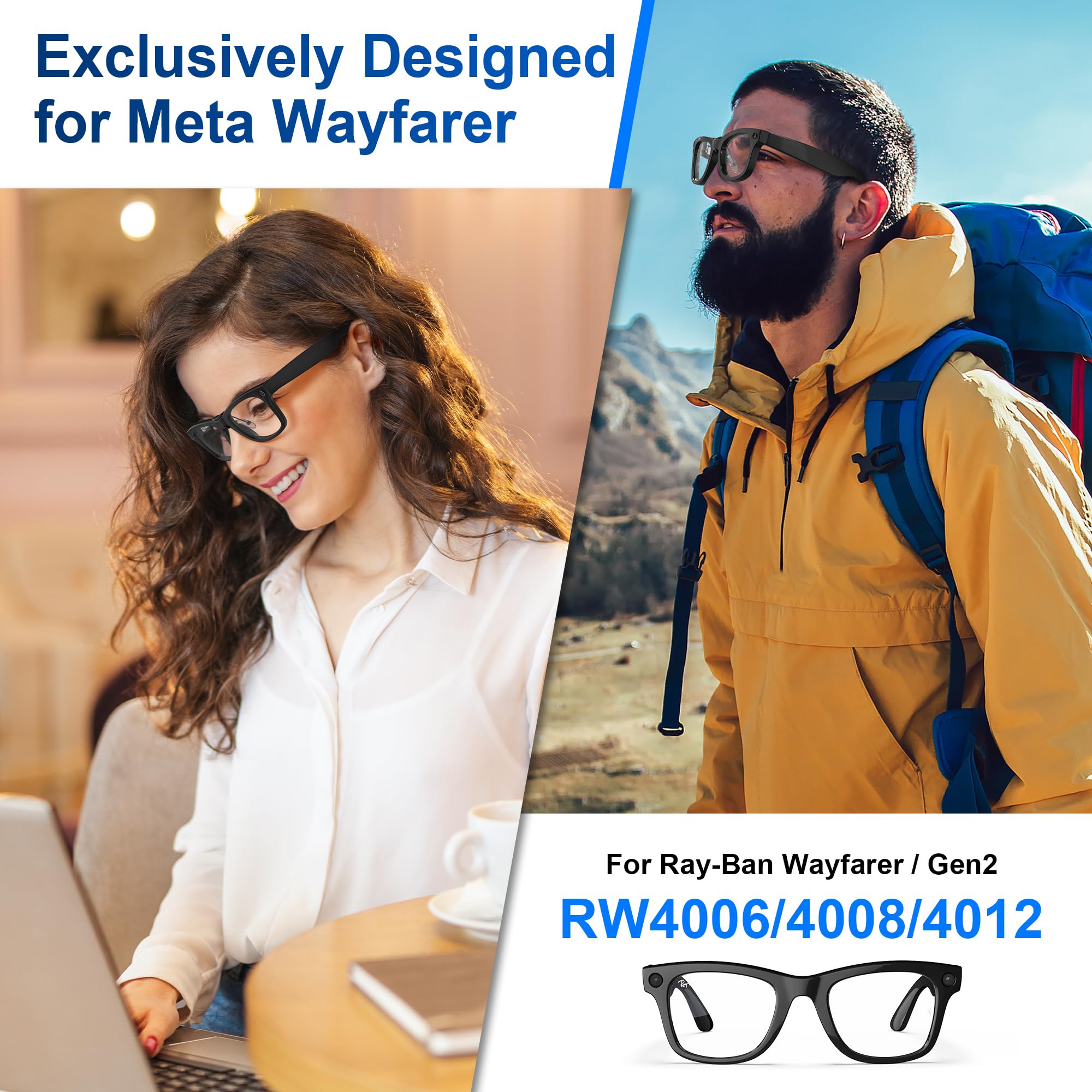 Amazon.co.jp: RCstyle HiBloks 眼鏡ノーズパッド Ray-Ban Meta 