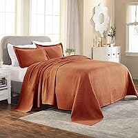 Vista 11 de Superior Colcha de Tejido de Cesta 100% Algodón con Fundas, Ropa de Cama Jacquard Matelassé de Algodón Premium para Todas las Estaciones, Cesta Negro