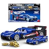 Hot Wheels Speed Series Building Set, Cadillac Project GTP Hypercar with 236 Pieces, Realistic Details and Custom Decals, Adult Collectors and Kids Ages 10+