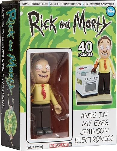 Miniatura 2 de McFarlane Toys Rick y Morty hormigas en mis ojos Johnson 's Electronics Micro construcción toy-interlocking-building-sets