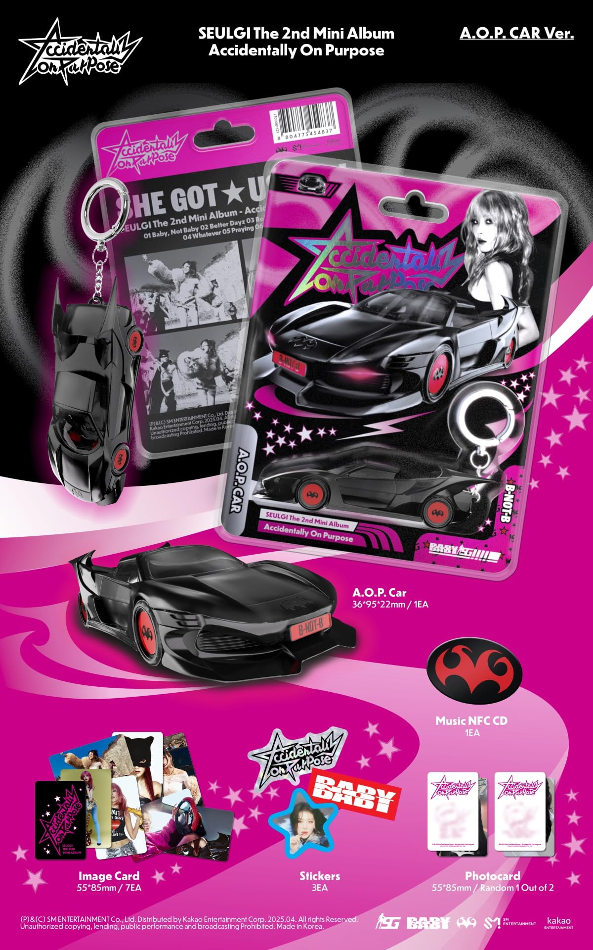 Amazon.com: Seulgi - Accidentally On Purpose Limited Edition A.O.P