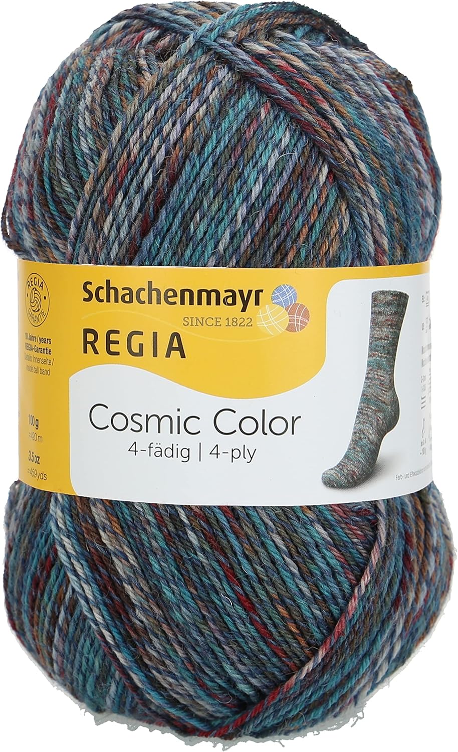 Regia Schachenmayr 4-Ply Colour, 100 g Supernova Colour Hand Knitting Yarn
