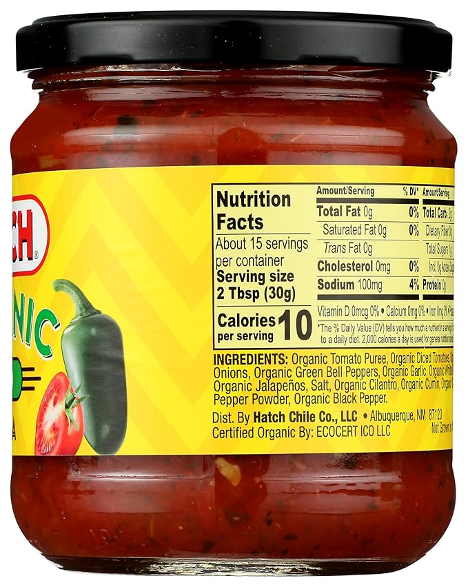 Salsa Orgánica Suave Hatch 16 oz miniatura 3