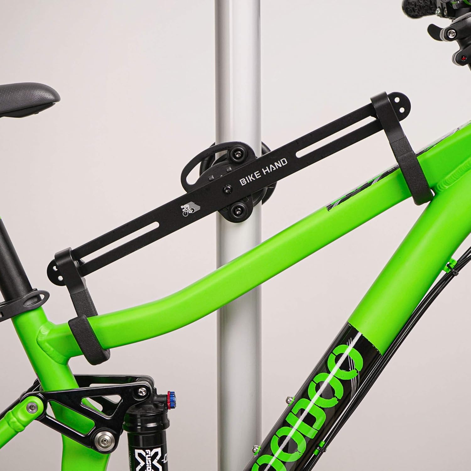 Bikehand Indoor 2 Bike Bicycle Vertical Gravity Hanger Floor Parking Rack Storage Stand for Garages or Apartments Nook Hook for Bicycles - Hanging Your Road, Mountain or Hybrid Bikes : Indoor Bike Storage : Sports & Outdoors