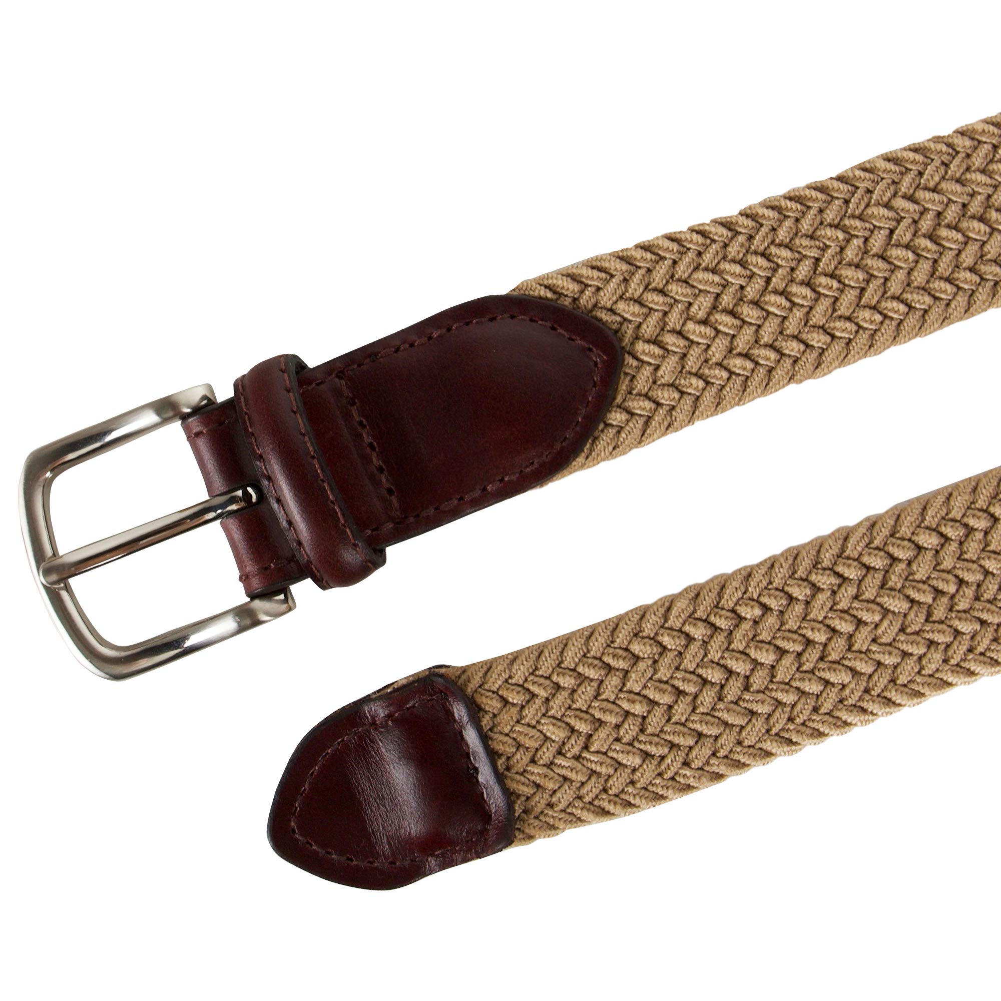 Dockers Dockers Big Boys' Braided Elastic-web Stretch Belt Cinturón Niños (Pack de 1)