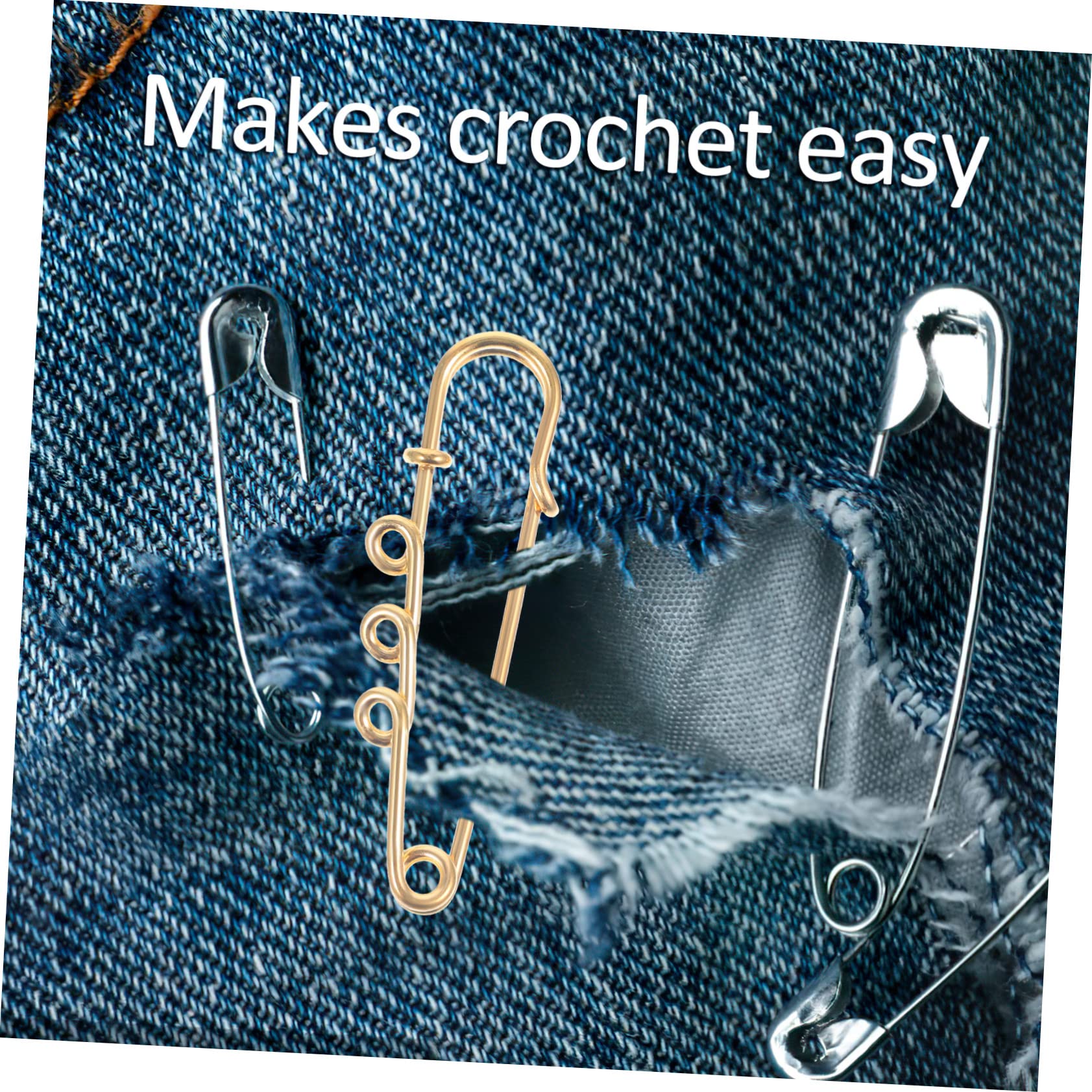 STOBOK 100stücke Sicherheitsnadeln Für -broschen Große Sicherheitsnadeln Mit Löchern Metall- Für Fixieren Von Schals Kleidung Und Accessoires Lange Kilt- Vielseitig Einsetzbar