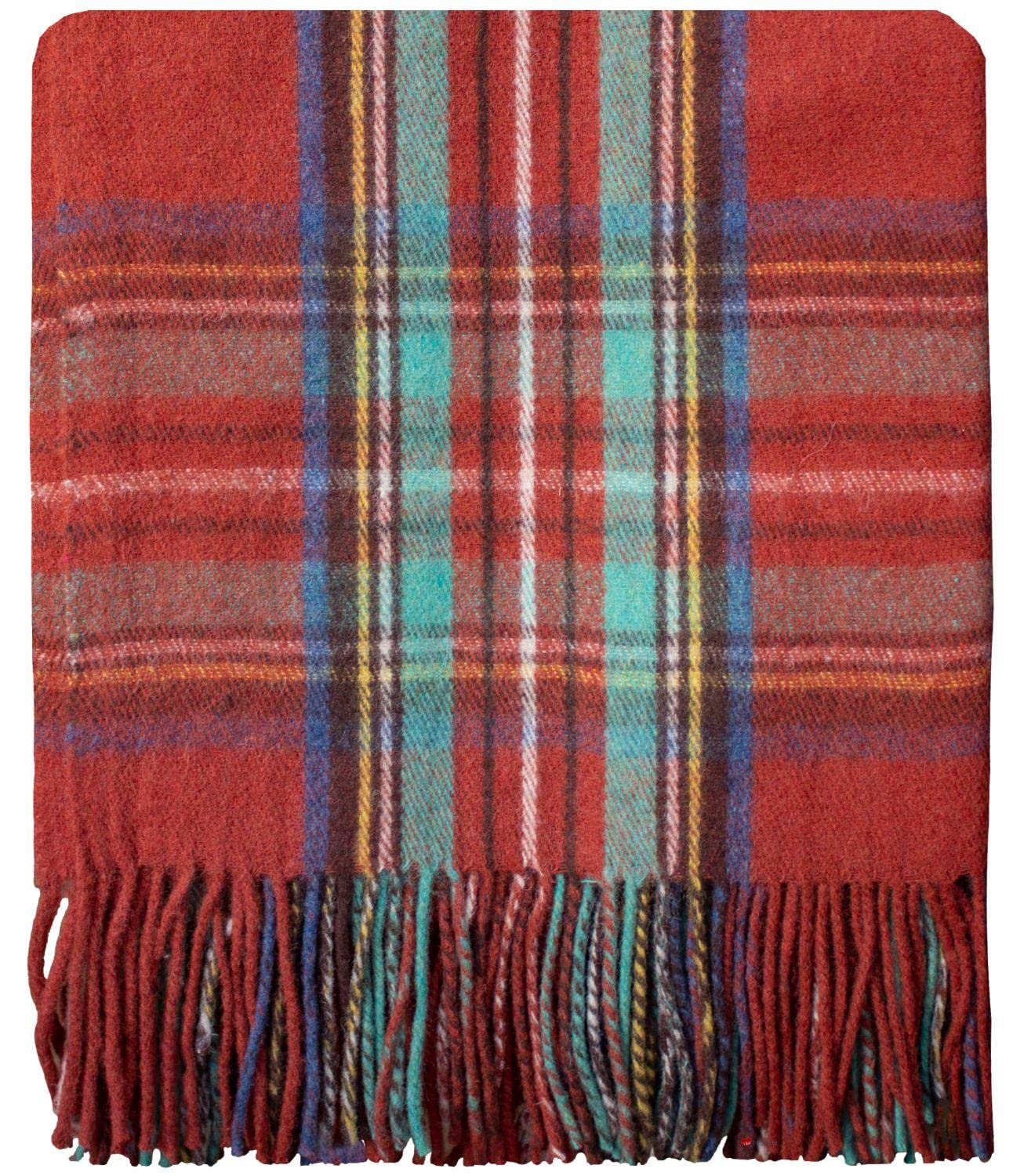 Tapis / Couverture En Laine Ingles Buchan Of Scotland - Tartan Wallace - Neuf