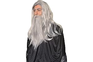 Wizard Beard and Wig Set for Halloween