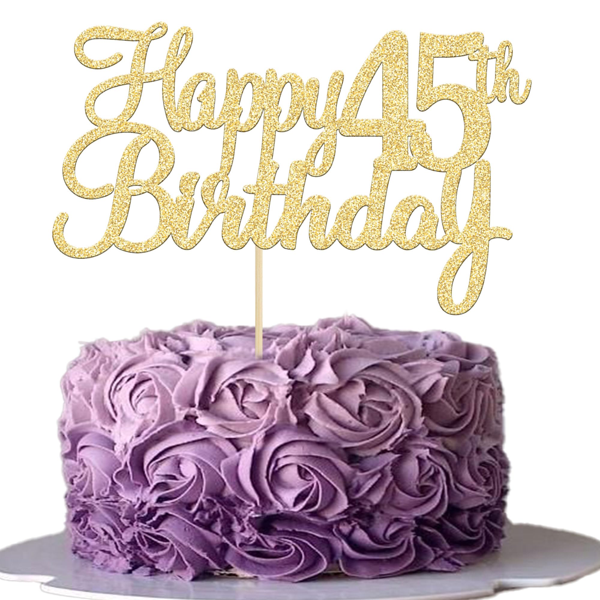 Gyufise - Decorazioni per cupcake in oro rosa con glitter dritti Outta 1951, motivo: Hello 70 Setty AF, decorazioni per 70° compleanno, anniversario, pensionamento