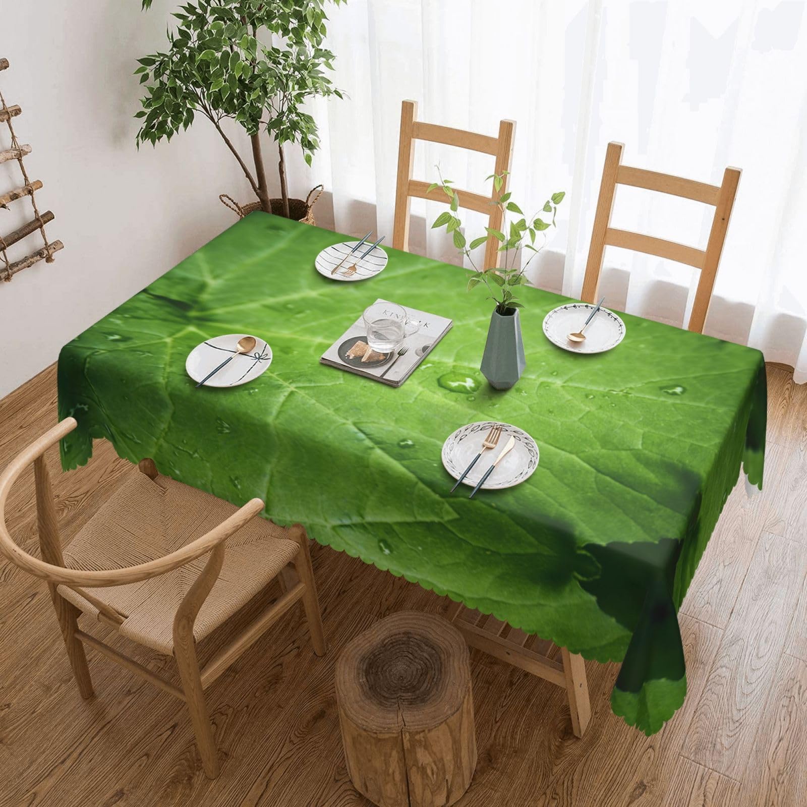 Nappe rectangulaire infroissable et lavable PEIXEN anti-poussière