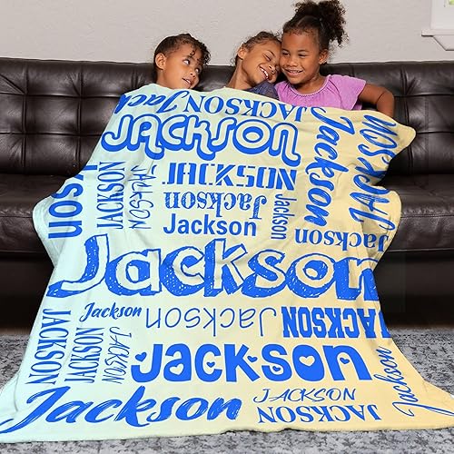 Vista 153 de Manta personalizada con texto, manta personalizada con nombre para madre, padre, adultos, amigos, amantes, perros, mascotas, manta de franela 01