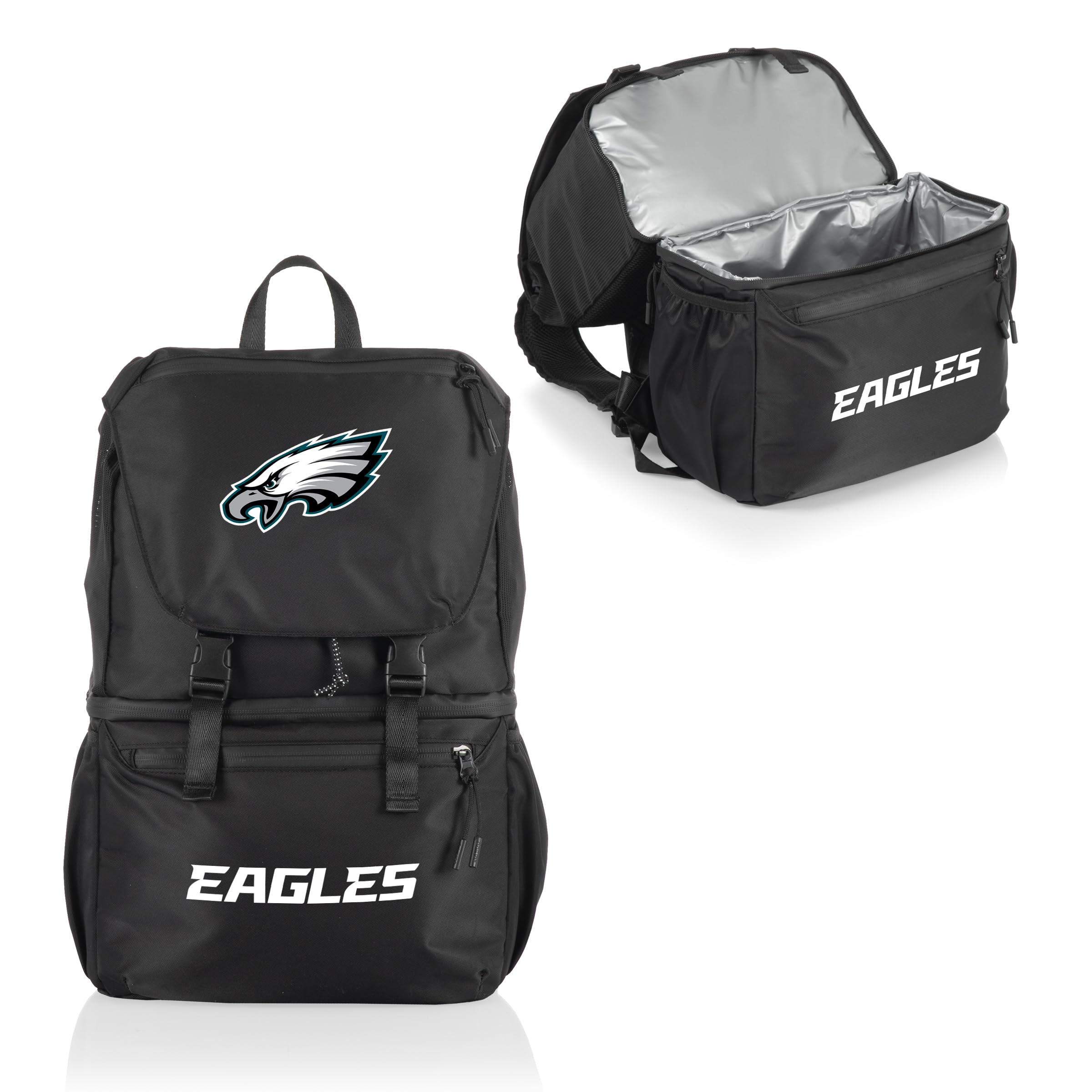 PICNIC TIME NFL Unisex-Adult NFL Tarana Backpack Cooler Made with Recycled Material, Soft Cooler Backpack