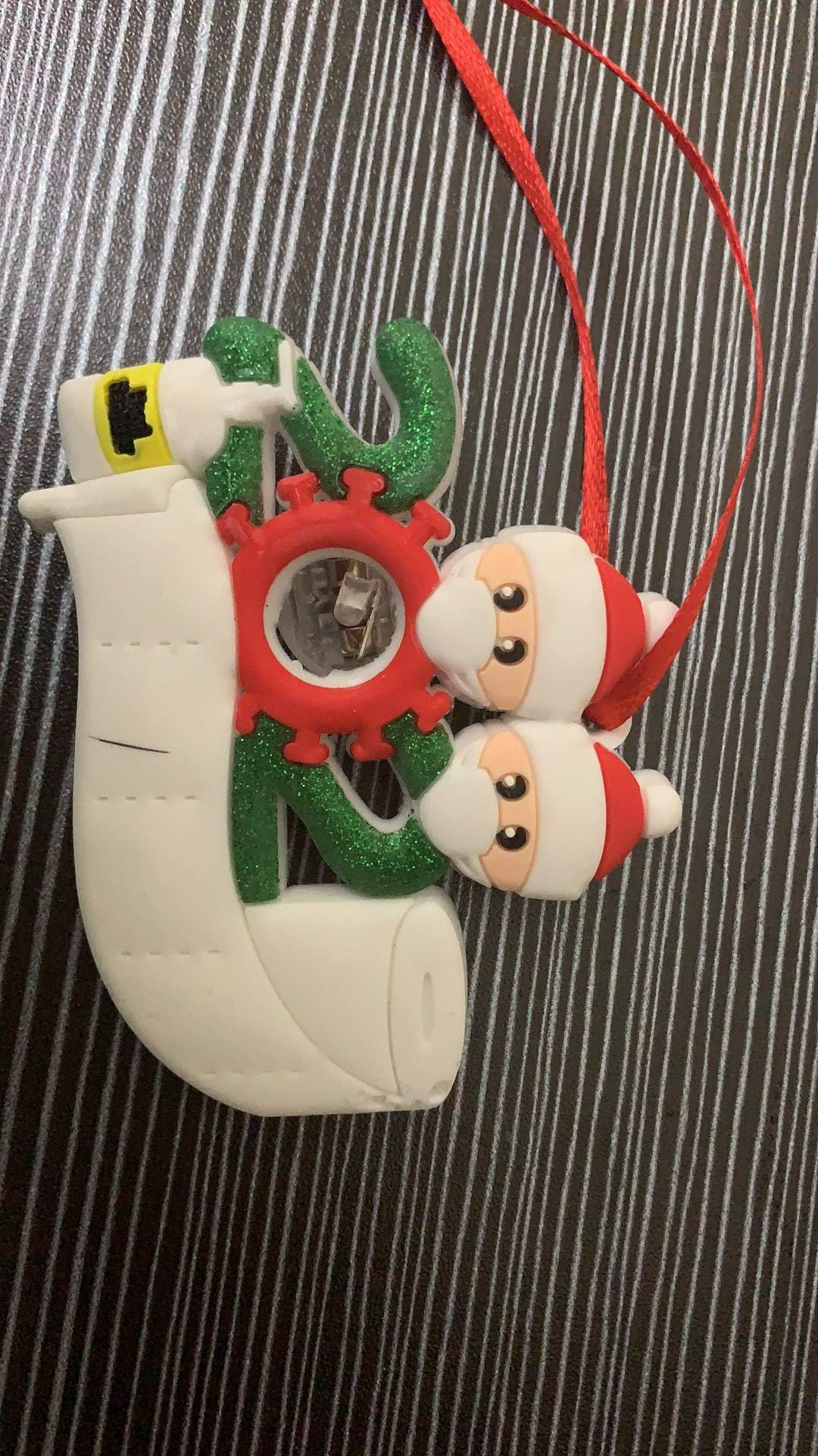 FEPITO 10 Pcs Wooden Deer Head Garden Ornaments Christmas Tree Ornaments Decorations Craft Embellishments Christmas Party Supplies