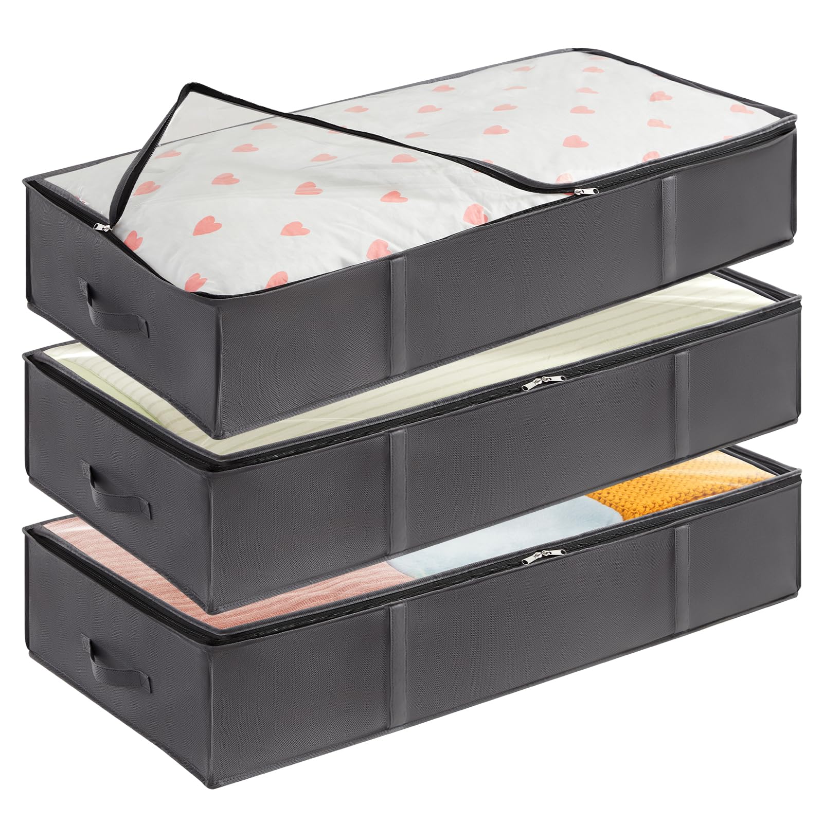 95L 3 Pack Under Bed Storage Containers