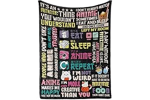 Anime Throw Blanket for Otaku, Your Cozy Companion in Every Anime Adventure