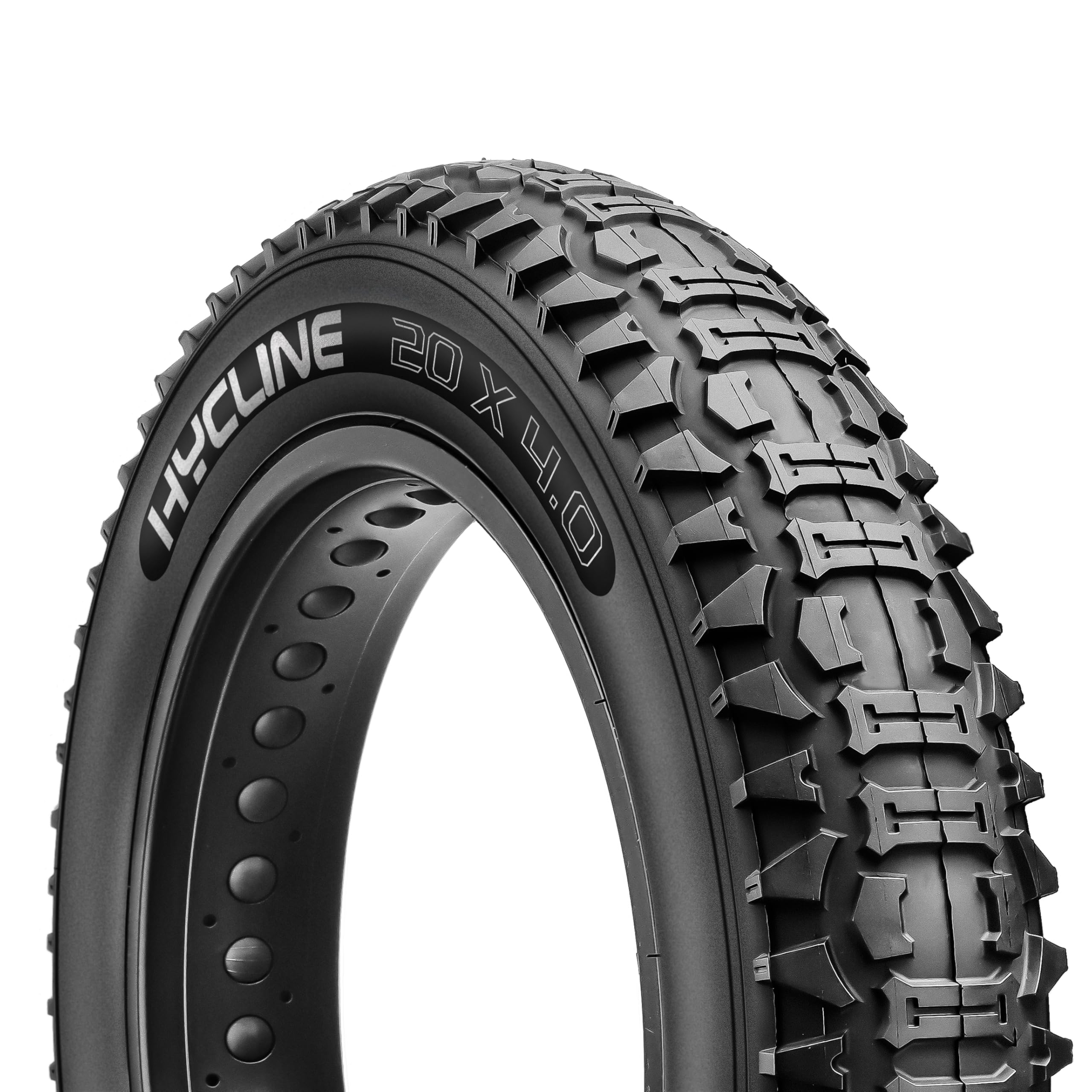Hycline Ebike Replacement Fat Tire: 20x4.0/26x4.0 Inch Heavy Duty Folding Electric Fat Tires