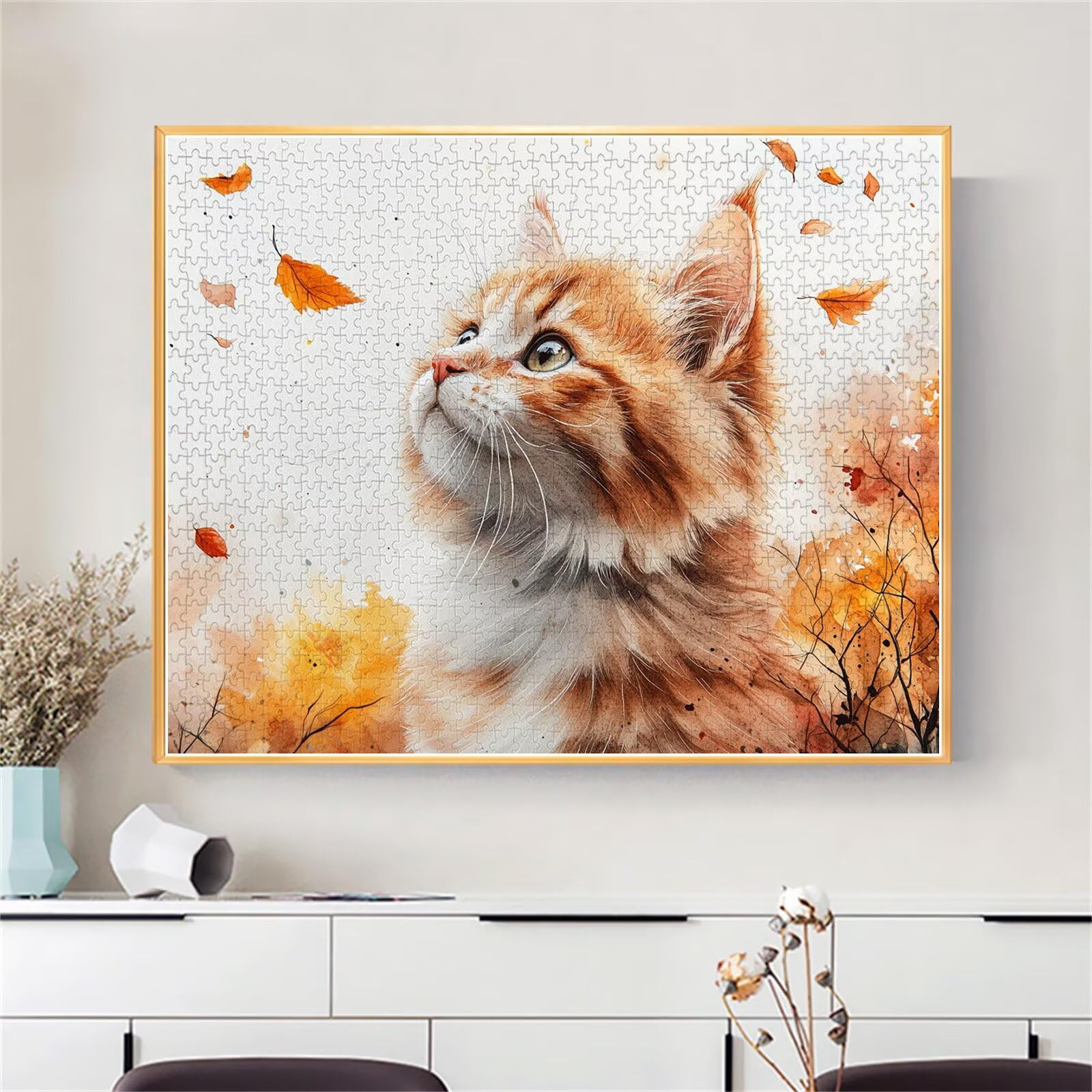Puzzle Erwachsene 2000 Teile Katze Tier Educa Jigsaw für Kinder ab 8 Jahren Mädchen Jungen, Erwachsene Impossible Klassische Puzzles Schwer, Anspruchsvoll Spielspaß, Als Familienspiel 70x99cm t-660