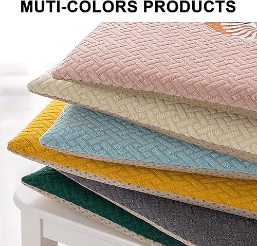 Miniatura 6 de Cojines para sillas de comedor, paquete de 4, cojines para sillas de cocina, cojines en forma de U, cojines para sillas de comedor (17 pulgadas,