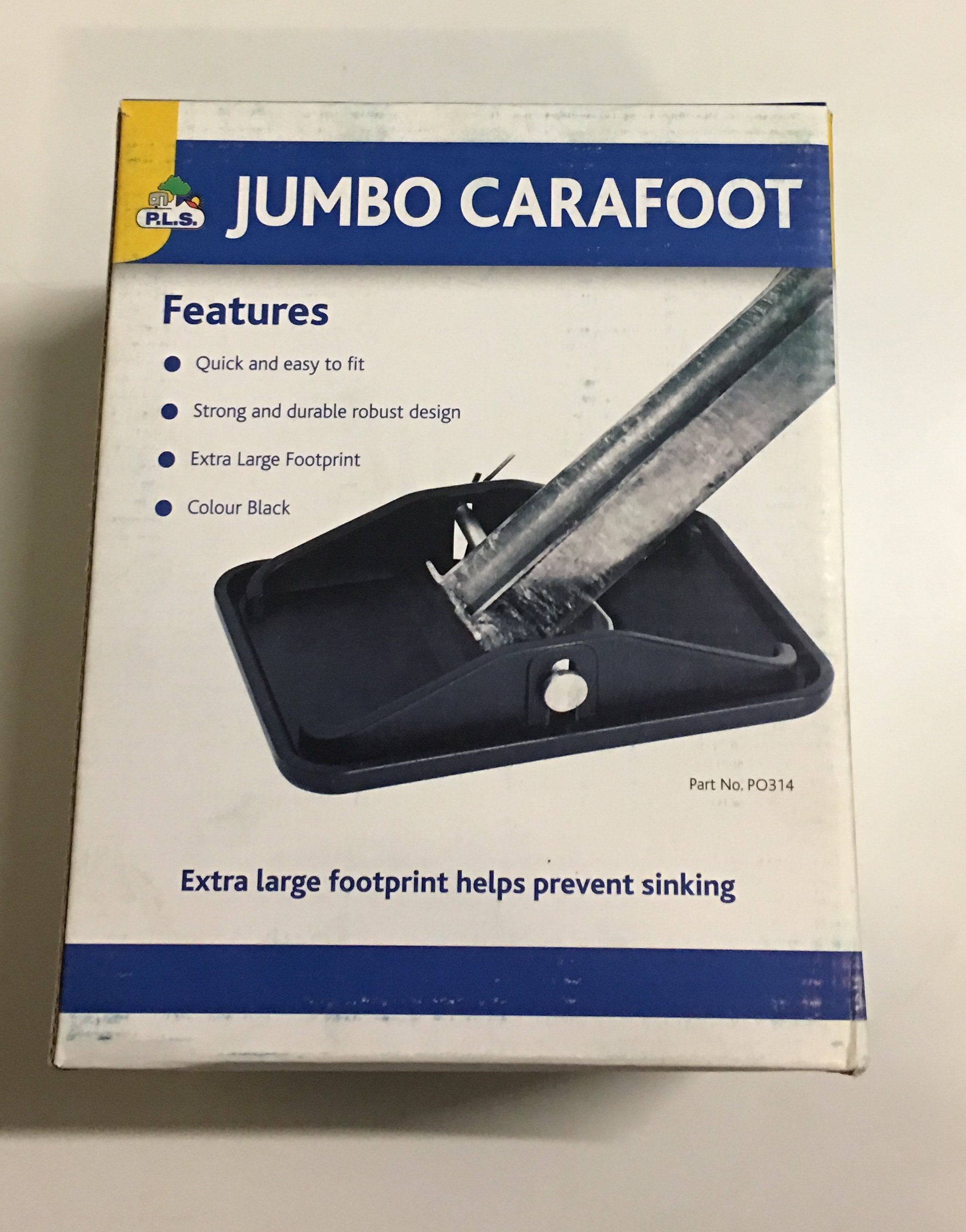 PLS Jumbo Carafoot Jack Foot Level Pad Set Of 4 Caravan Motorhome - PO314