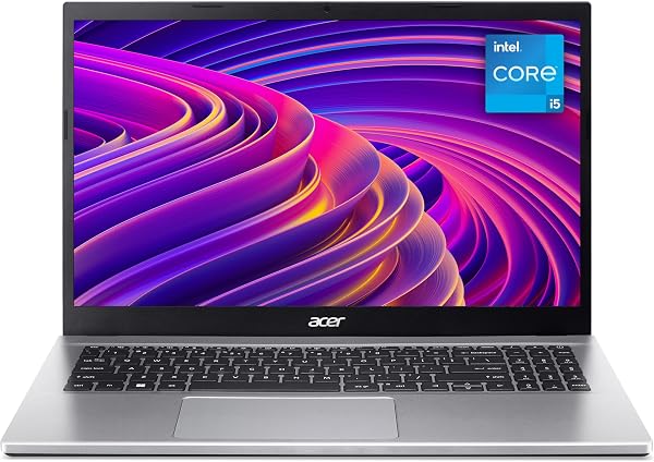 Acer Aspire 3 A315-59 Laptop - Intel Core i5-1235U, 8GB, 512GB SSD, Integrated Graphics, 15.6" Full HD, Windows 11, Silver - 1