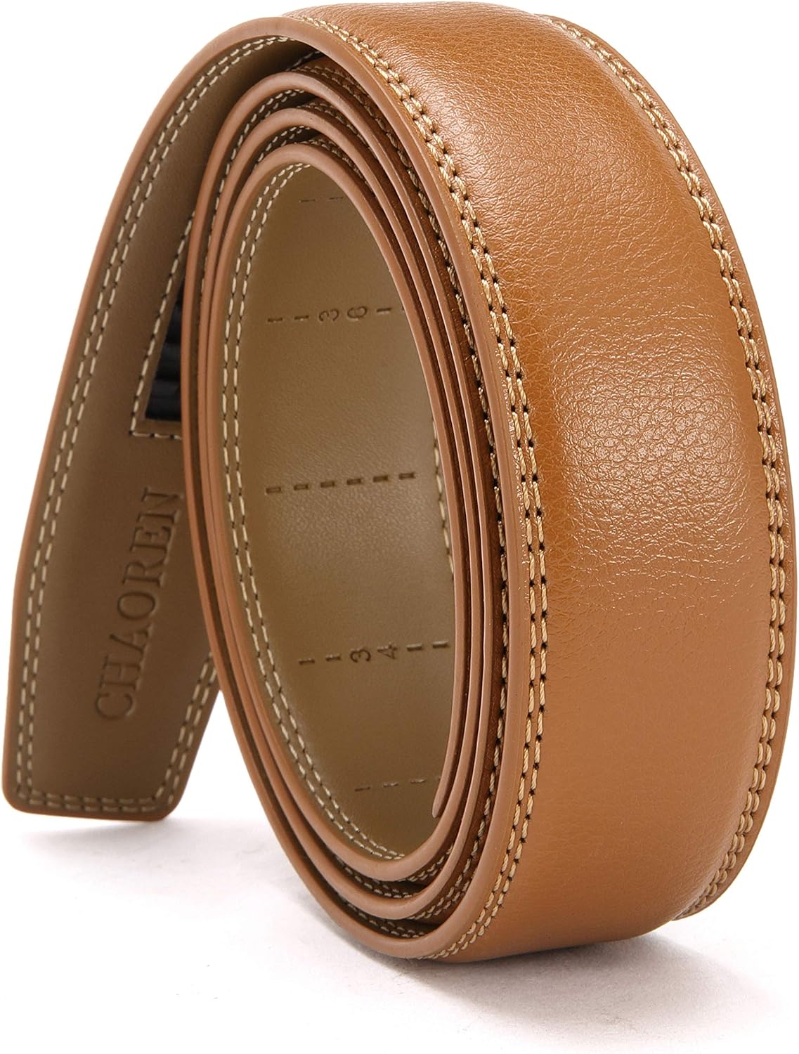 CHAOREN Mens Belt - Mens Ratchet Belt Leather 1 3/8" for Dress Pant - Micro Adjustable Belt Fit Everywhere - Image 7