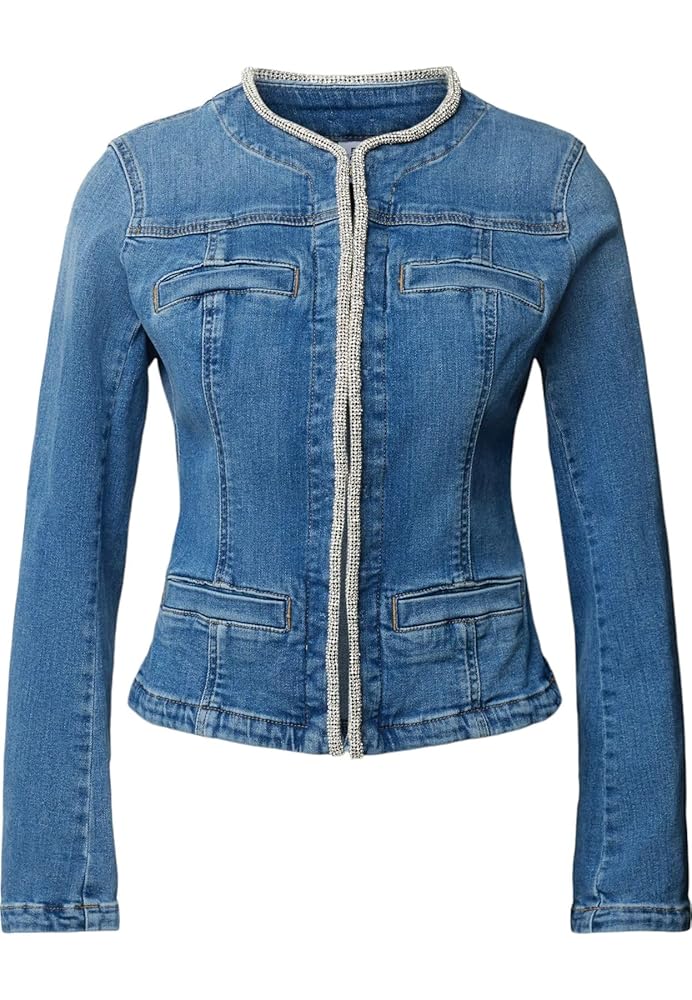 Liu Jo Giacca Jeans Denim Jewel Luxury UA4196D4448 Blu Scuro Blu : Liu Jo:  Amazon.it: Moda