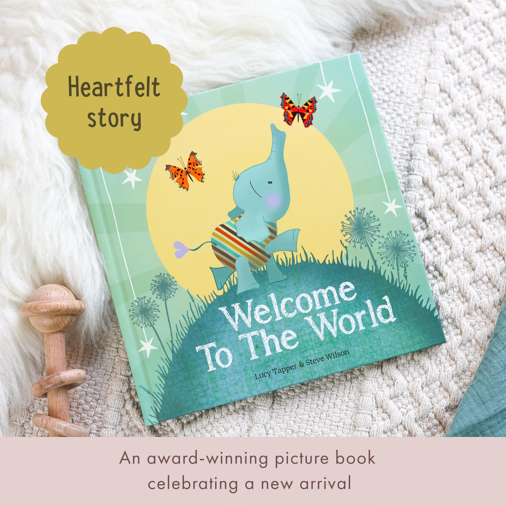 Welcome To The World: New Baby Gift & Keepsake Book - Premium Hardcover Nursery Storybook for Baby Showers, Christenings & Newborn Celebrations — Amazon image 2