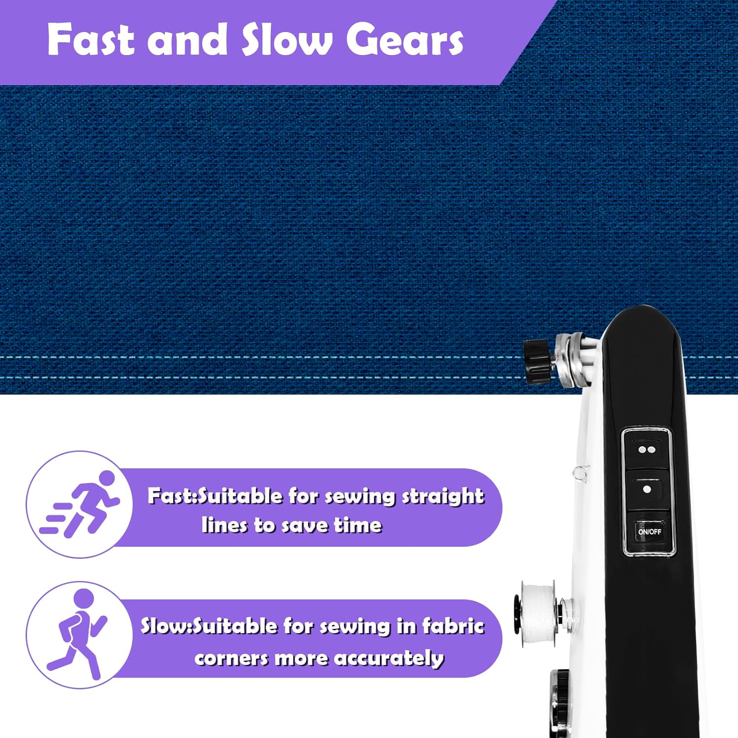 Handheld sewing machine, mini portable sewing machine, electric and lightweight, suitable for beginners to DIY home sewing machines, emergency repair of clothing and fabrics