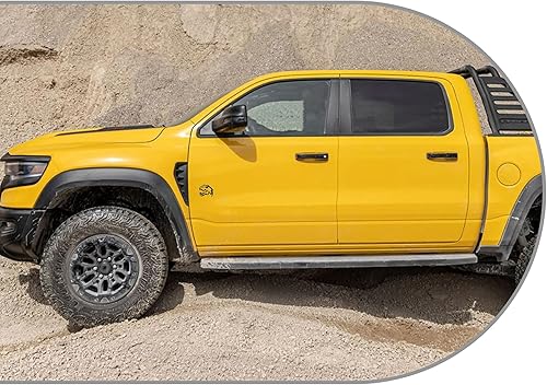 Miniatura 7 de ZSJO Emblema de dinosaurio insignias de metal para Dodge RAM TRX 1500 2500 3500  Pégalas en cualquier lugar (un par) (ojo rojo)