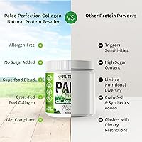 Vista 6 de Paleo Perfection - Polvo de proteína de colágeno de carne de res alimentada con pasto y cereza sin estevia - Paleo, Keto, SCD, AIP Proteína en polvo