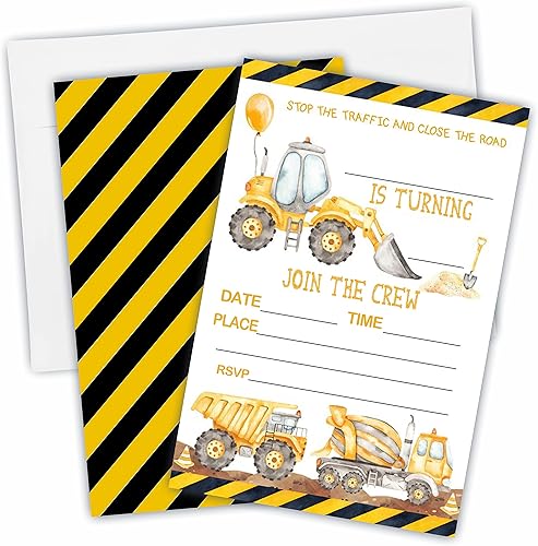 Miniatura 9 de Invitación de fiesta de cumpleaños de coche de carreras de 2, creciendo dos invitaciones rápidas de fiesta para niños, adolescentes, niños y niñas,